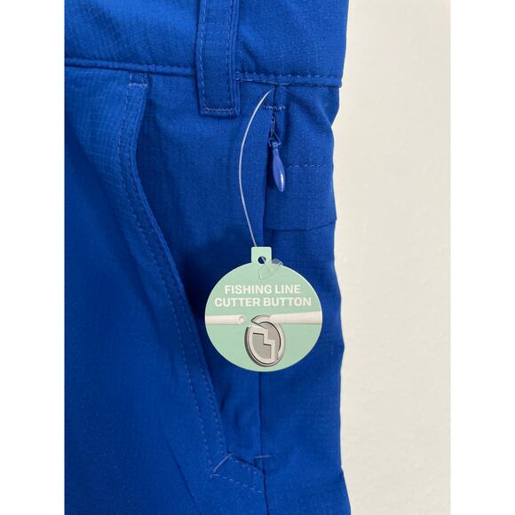 NWT Magellan Outdoors Men's Pro Fish Angler Hybrid Shorts 7" Blue XXL - Picture 5 of 10